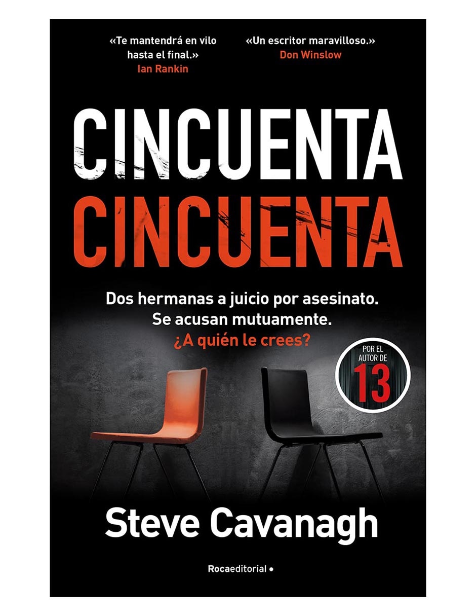 Libro Cincuenta Cincuenta de Steve Cavanagh / Ana Momplet Chico