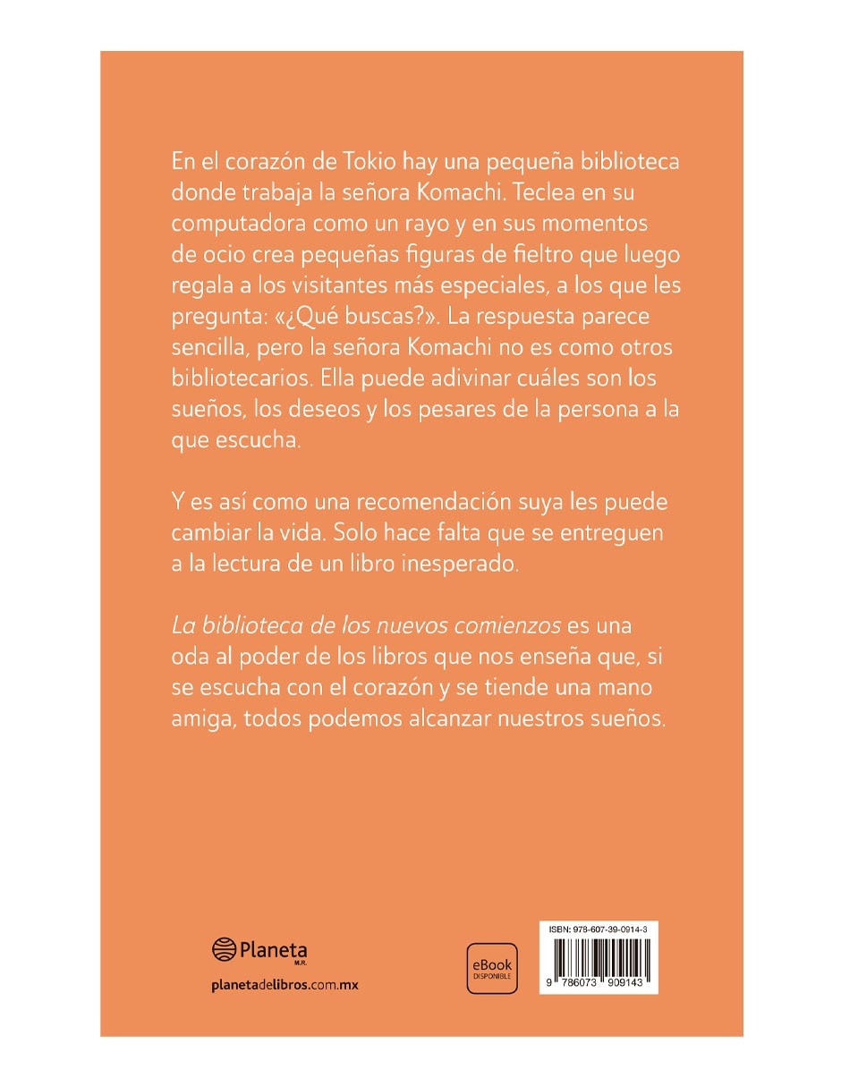 Libro La biblioteca de los nuevos comienzos de Michiko Aoyama