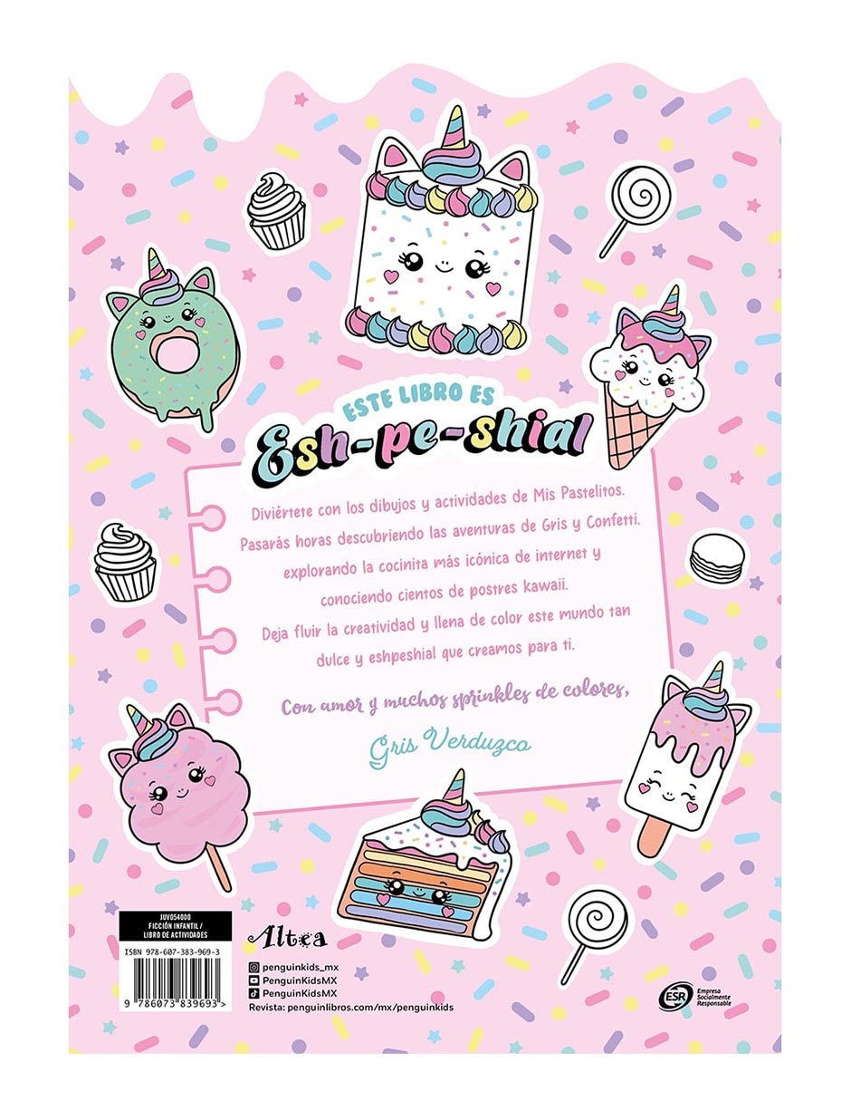 Libro Mis Pastelitos de Gris Verduzco