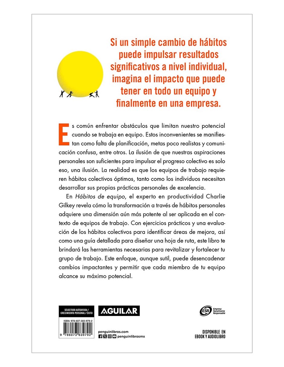 Libro Hábitos de Equipo de Charlie Gilkey Libro Hábitos de Equipo de Charlie Gilkey