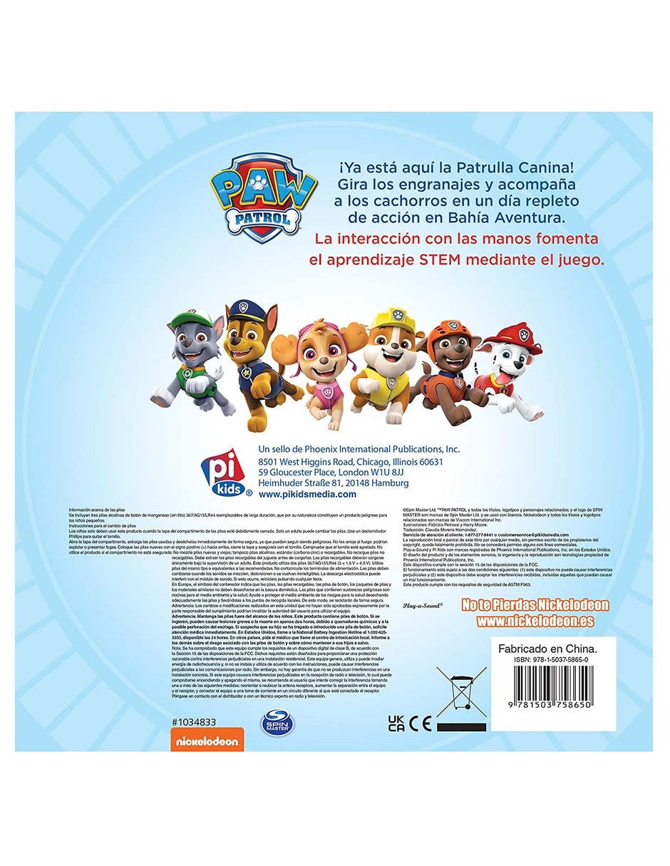 Libro ¡En acción! Libro con engranaje STEM de PI Kids