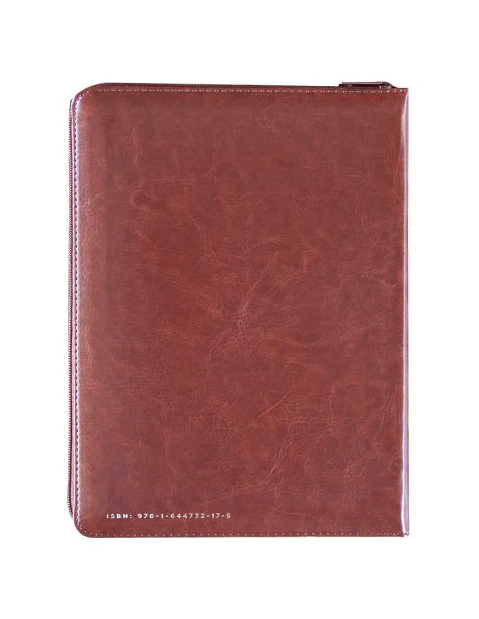 Libro Biblia Manual Reina Valera color canela