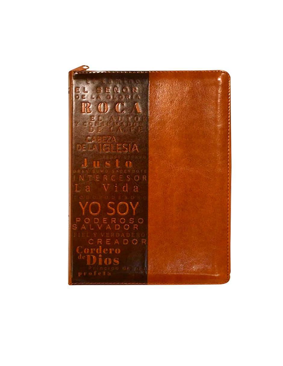 Libro Biblia Nombres de Dios color canela de Reina Valera