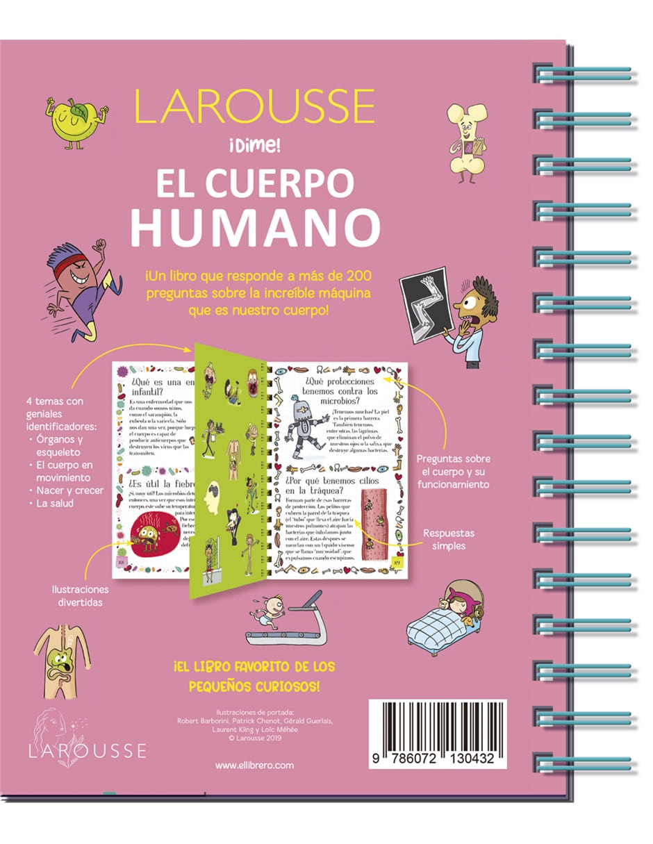 Libro ¡Dime! El Cuerpo Humano de Anne Royer / Gerald Guerlais