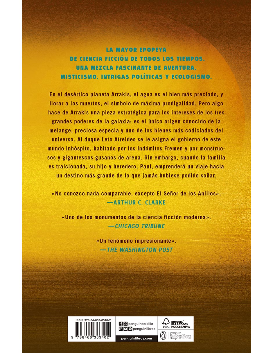 Libro Dune de Frank Herbert 3
