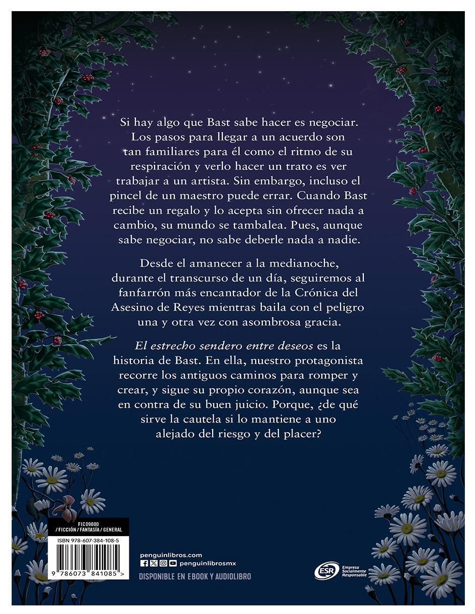 Libro El Estrecho Sendero Entre Deseos de Patrick Rothfuss 3