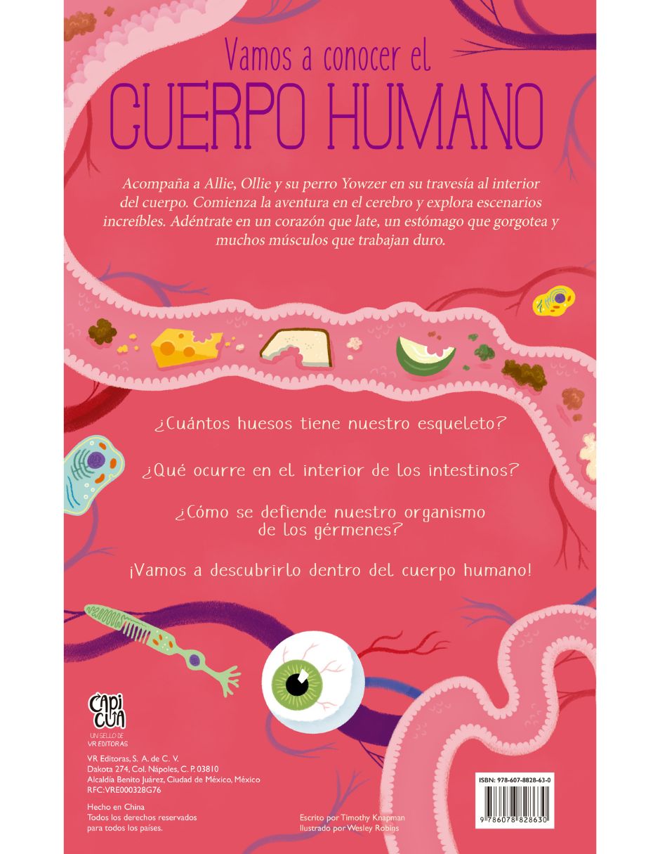 Libro Vamos a conocer el cuerpo humano de CAPICUA