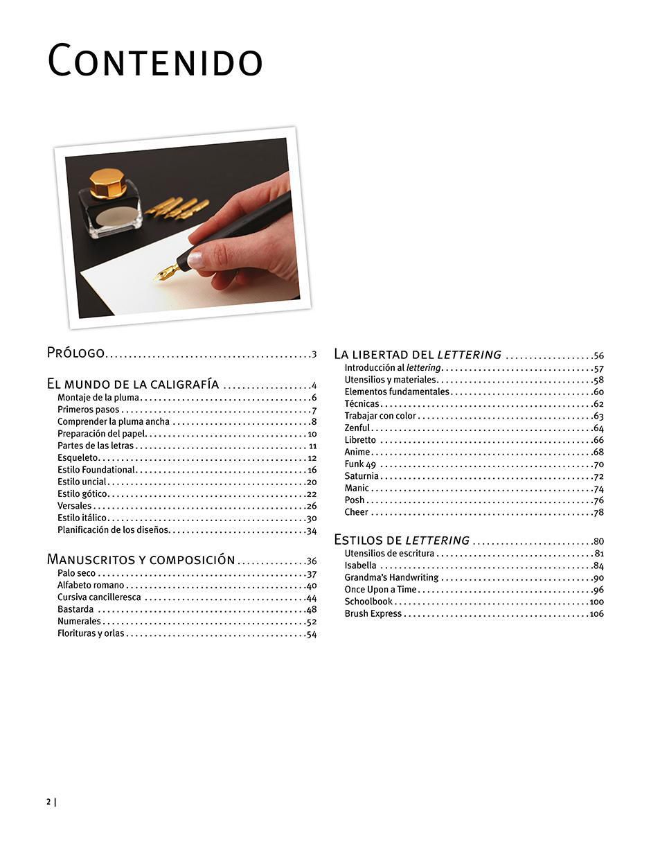 Libro Caligrafía, Iluminación Y Lettering. Cuaderno de Ejercicios de Varios autores