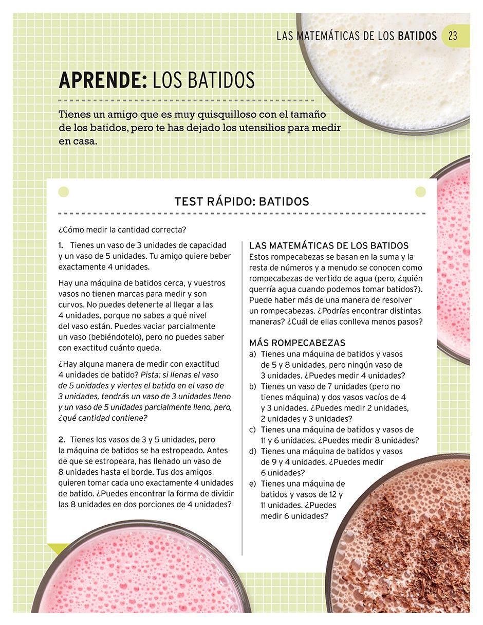 Libro Las Matemáticas de Los Batidos de Katie Steckles