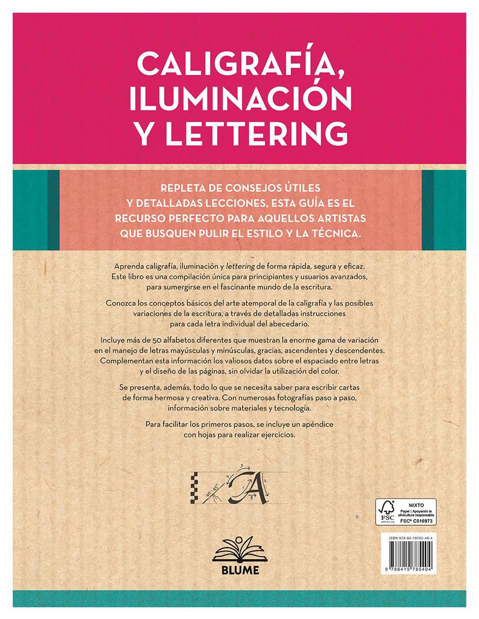 Libro Caligrafía, Iluminación y Lettering Guía Completa de Dibujo de Varios Autores 3