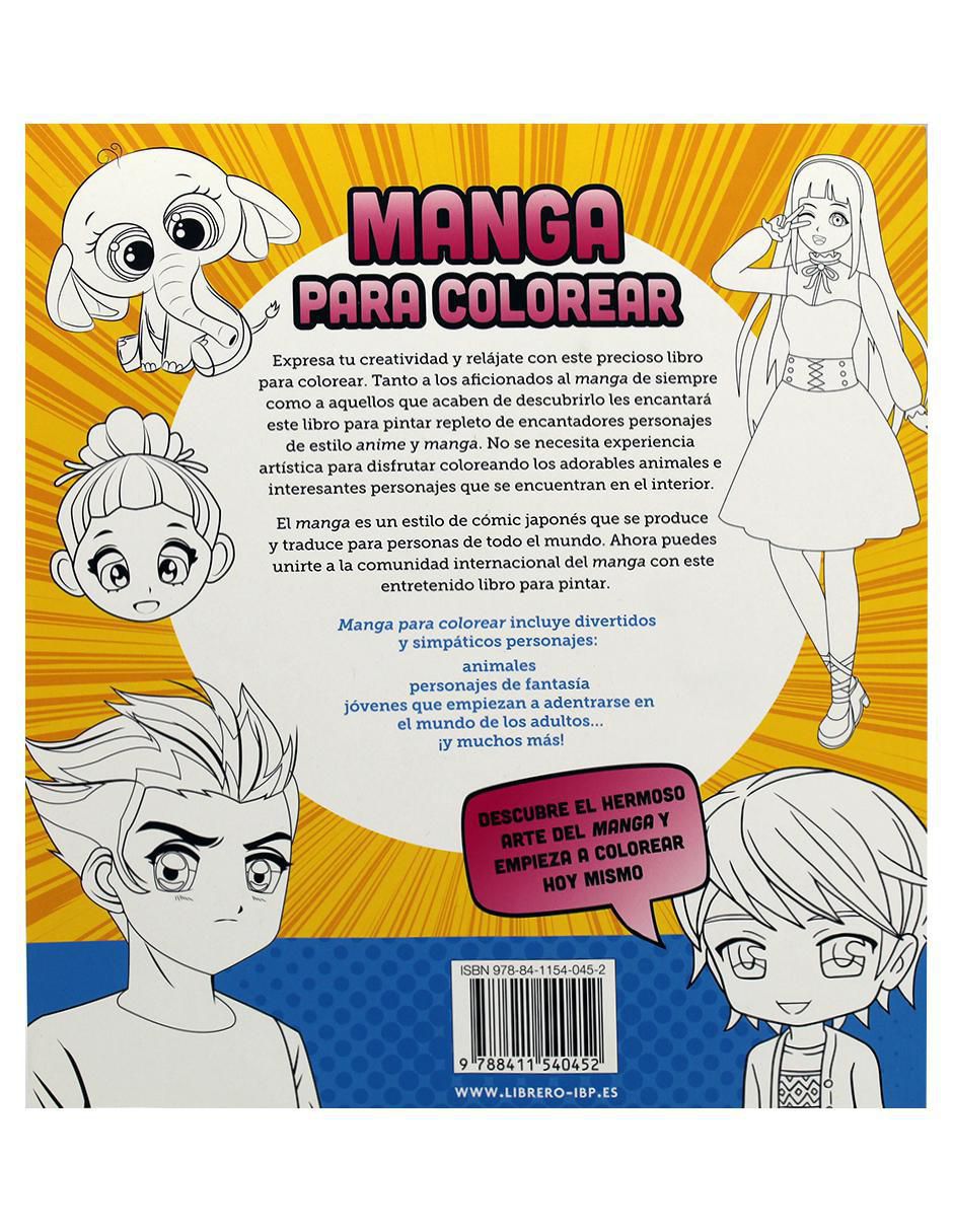 Libro Manga para Colorear
