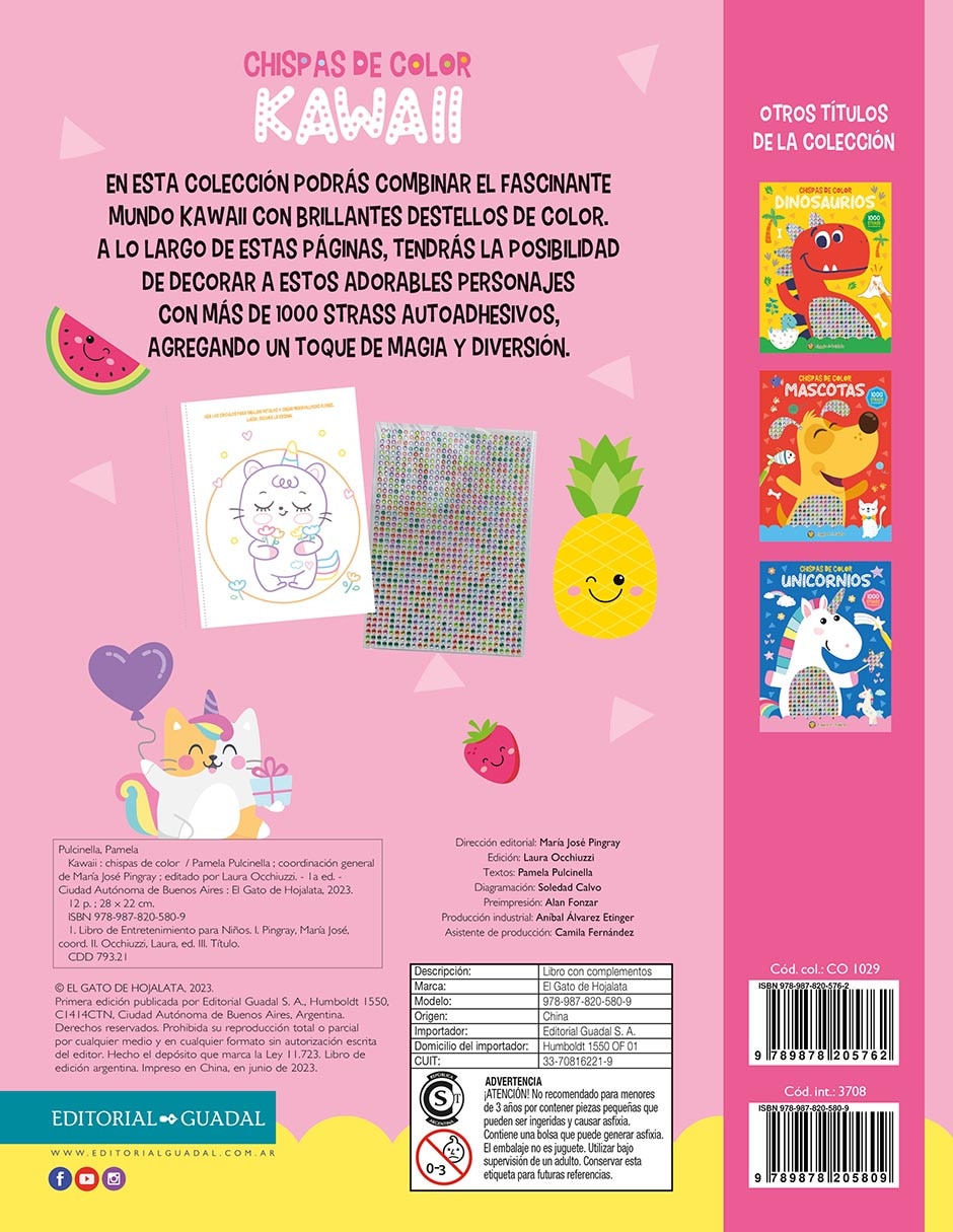Libro Chispas de color: Kawaii de 2