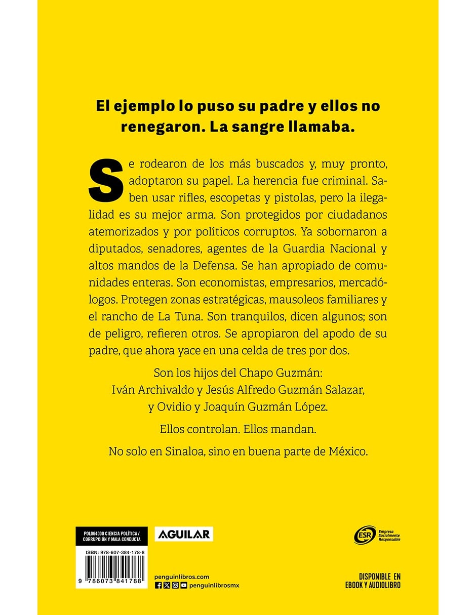 Libro Los Chapitos de Jose Luis Montenegro 2