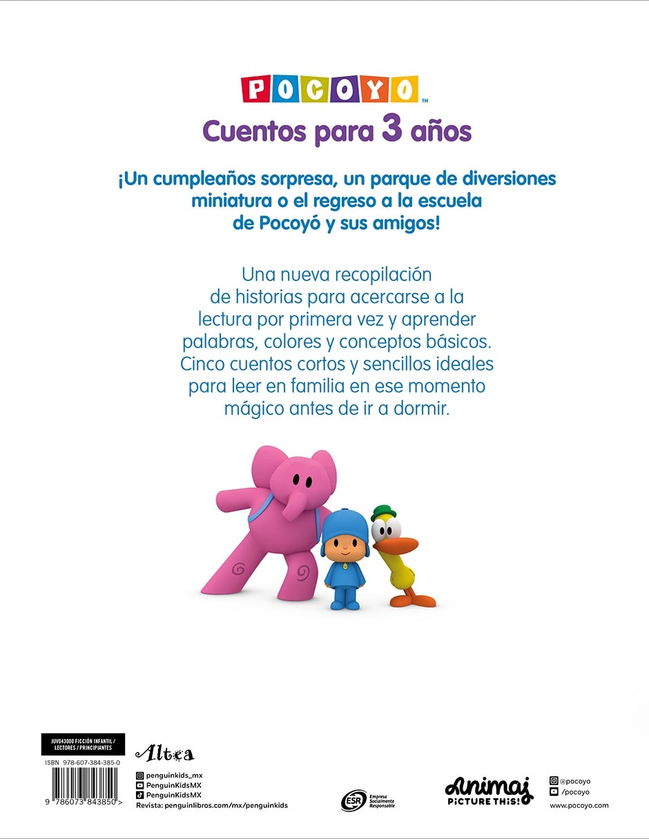 Libro Cuentos para 3 Años de Animaj 3