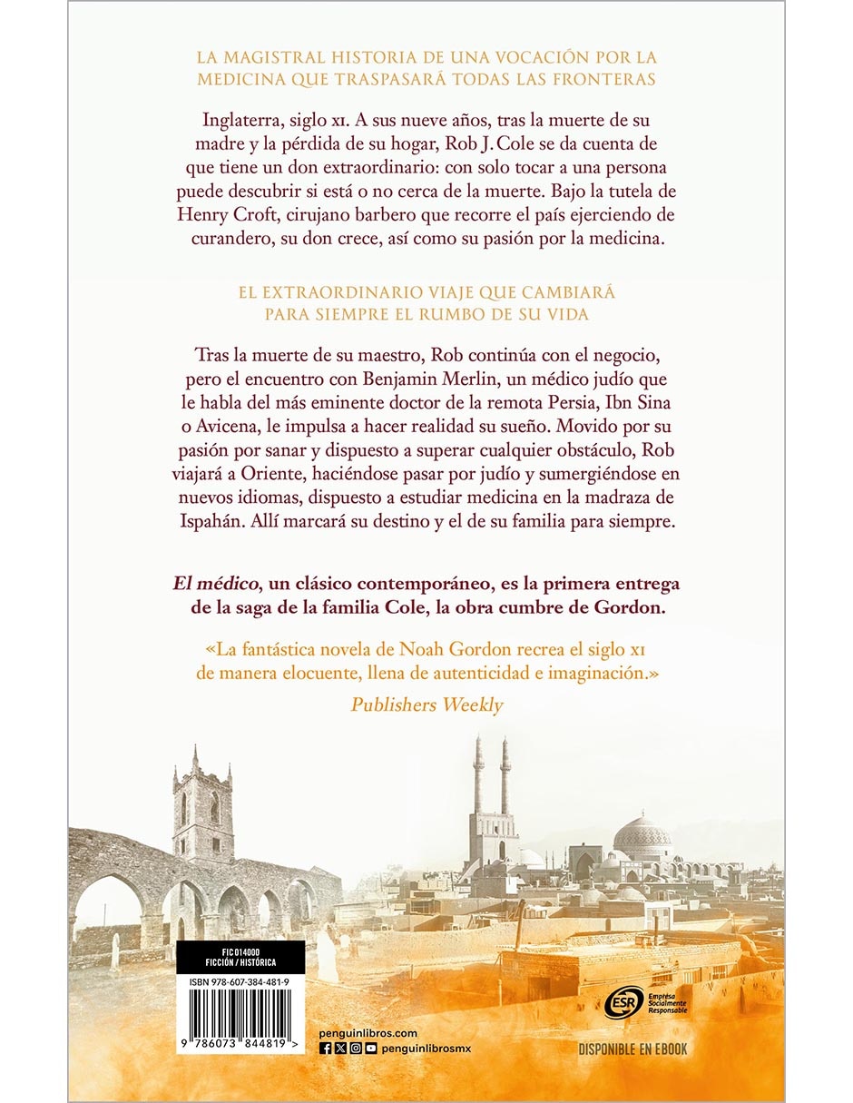 Libro El Médico de Noah Gordon 3