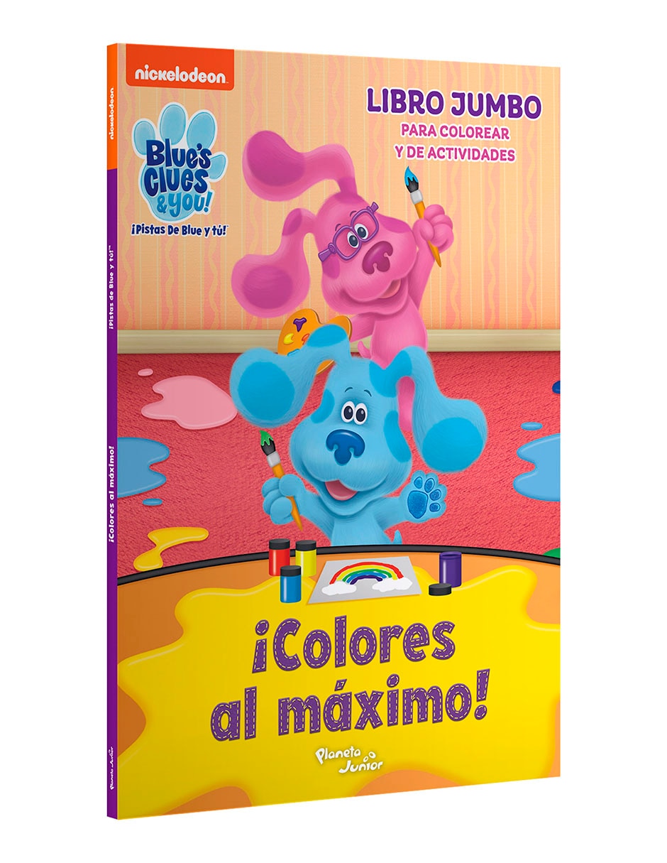 Libro Las Pistas De Blue Y Tu Colores Al Maximo de Nickelodeon