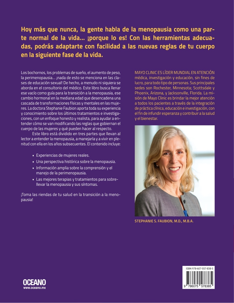 Libro Las nuevas reglas de la menopausia de Mayo Clinic / Fabioun S., Stephanie 3