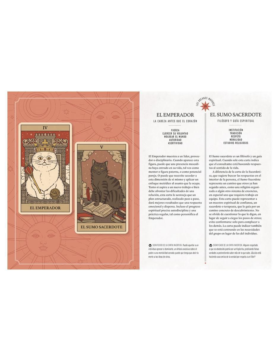 Libro El Tarot de Los Gatos: Manual y Baraja de 78 cartas de Catherine Davidson 3