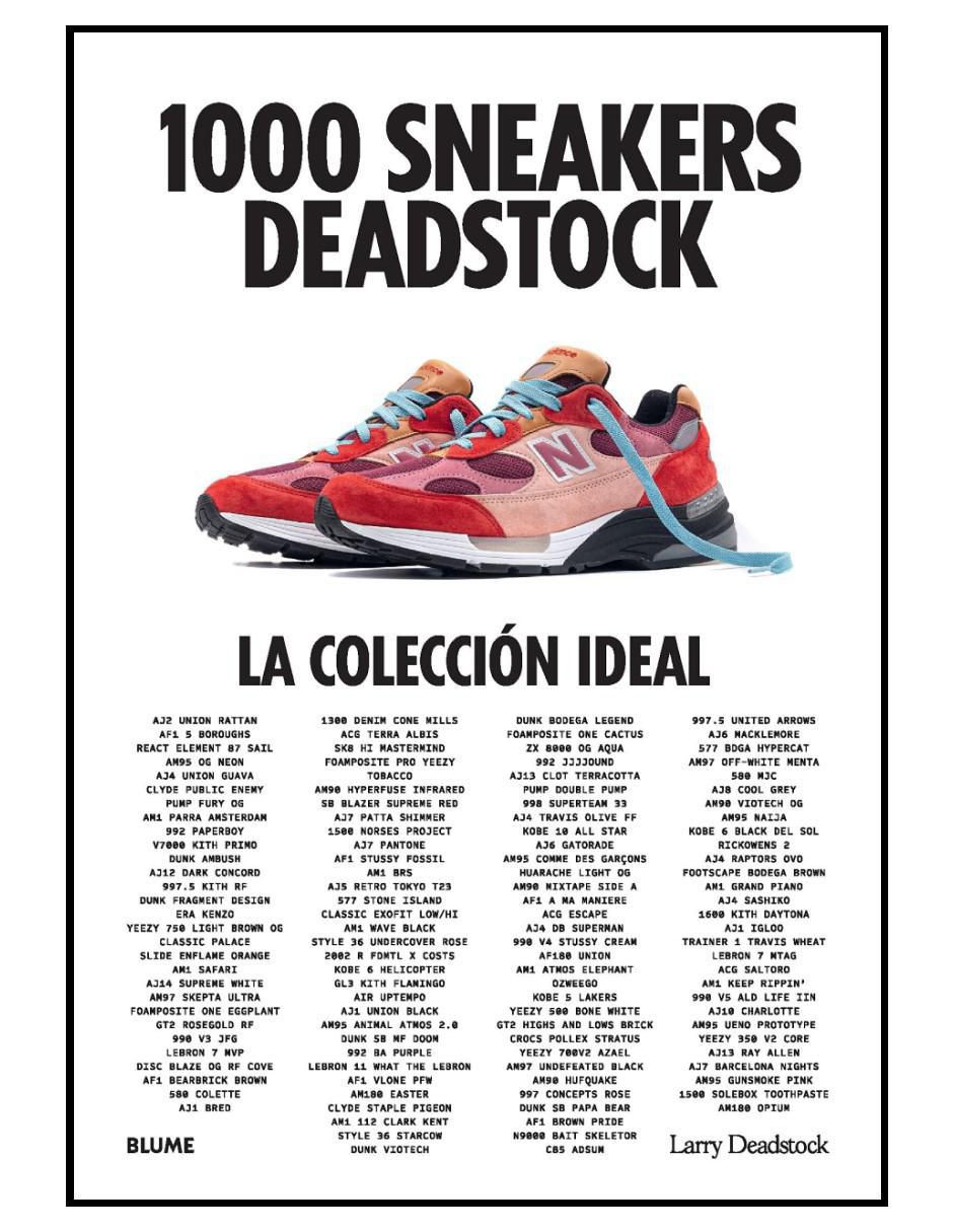 Libro 1000 Sneakers Deadstock: La Colección Ideal de Tenis de Larry Deadstock / François Chevalier / Charles Michalet