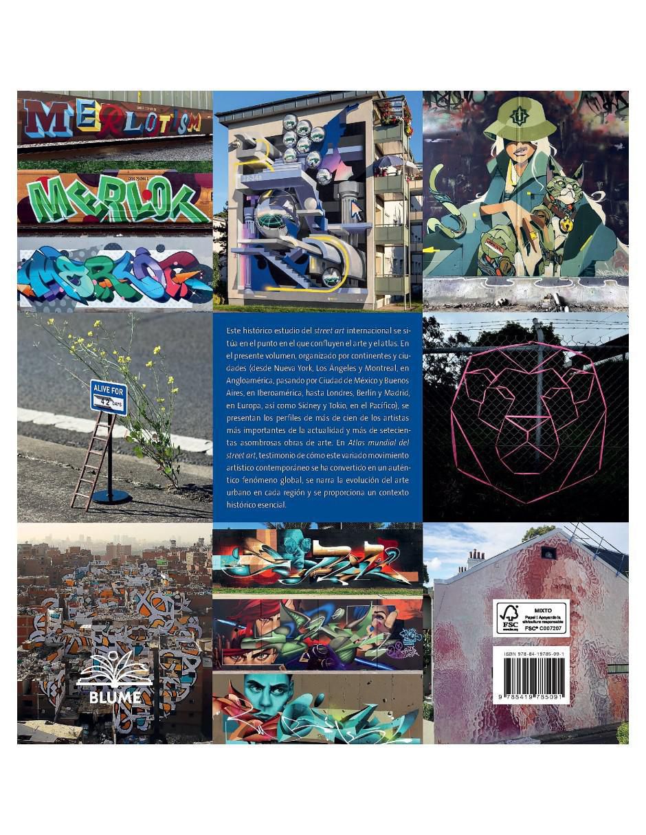 Libro Atlas Mundial del Street Art de Lachlan MacDowall y Rafael Schacter 2