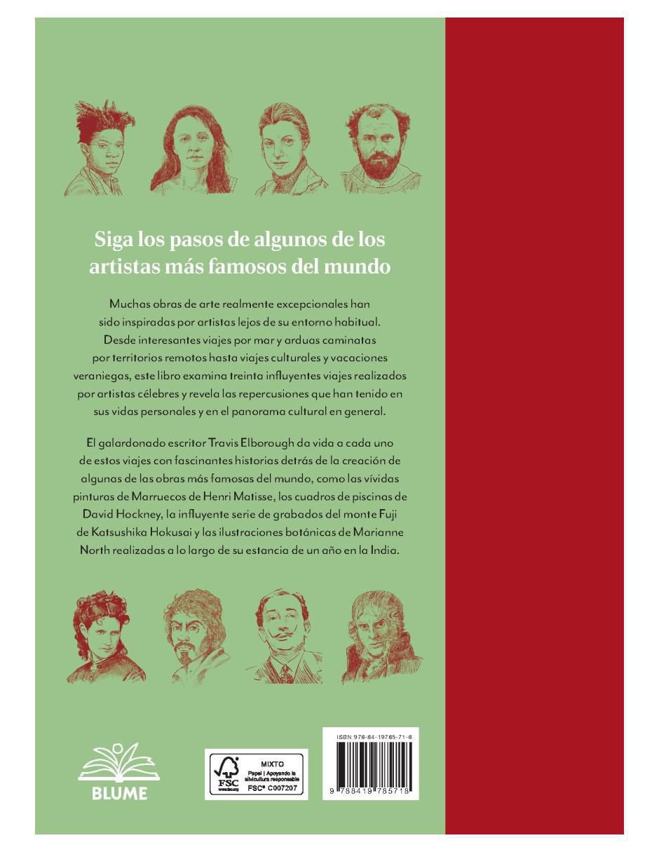 Libro El viaje del artista de Travis Elborough