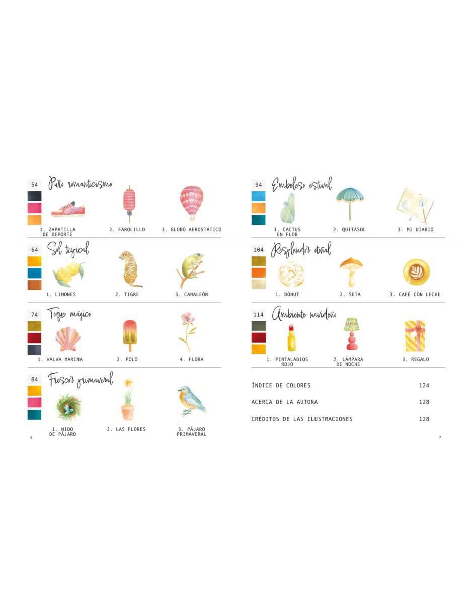 Libro Acuarelas en 3 Colores de Katie Putt