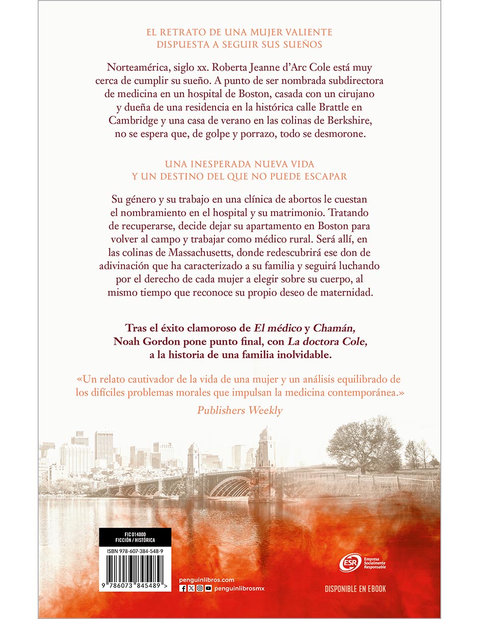 Libro La doctora Cole de Noah Gordon