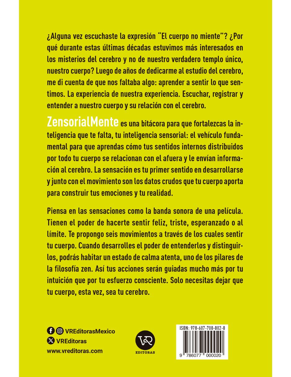 Libro Zensorialmente de Estanislao Bachrach