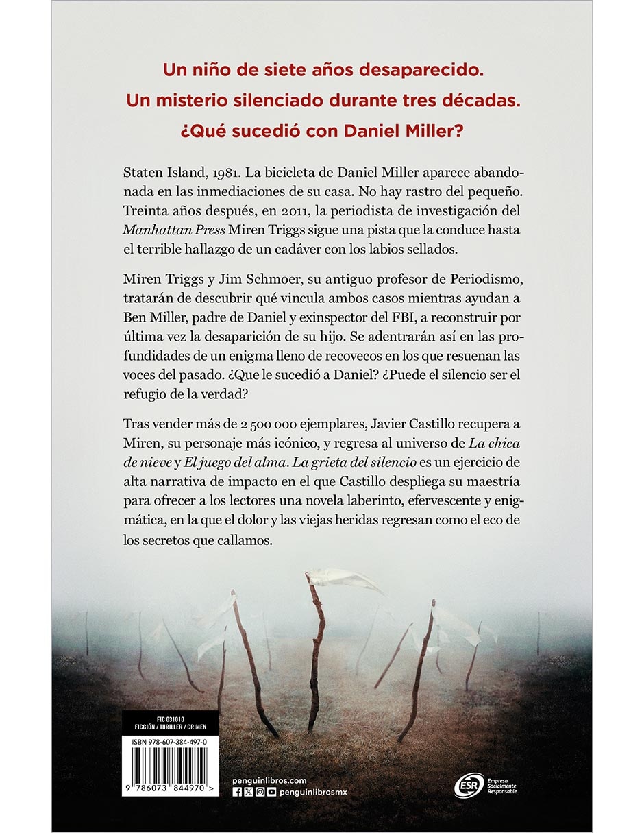 Libro La Grieta del Silencio de Javier Castillo 3