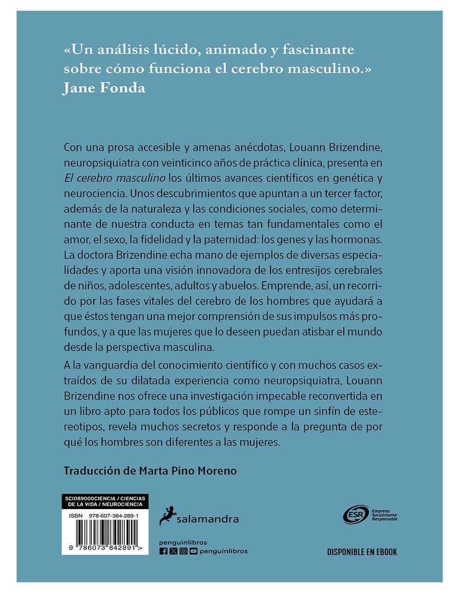 Libro El Cerebro Masculino de Louann Brizendine