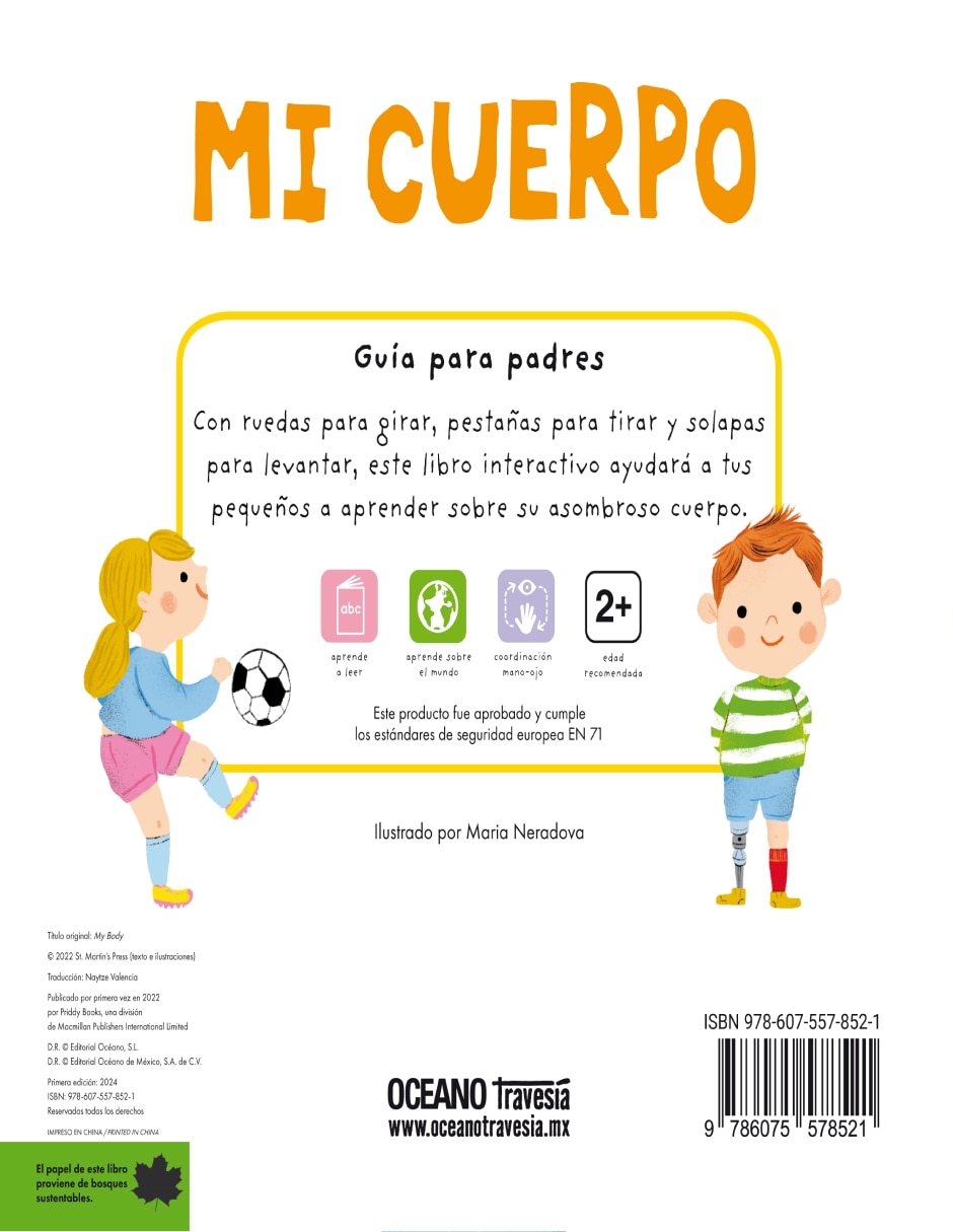 Libro Mi Pequeño Mundo: Mi Cuerpo de Priddy Books
