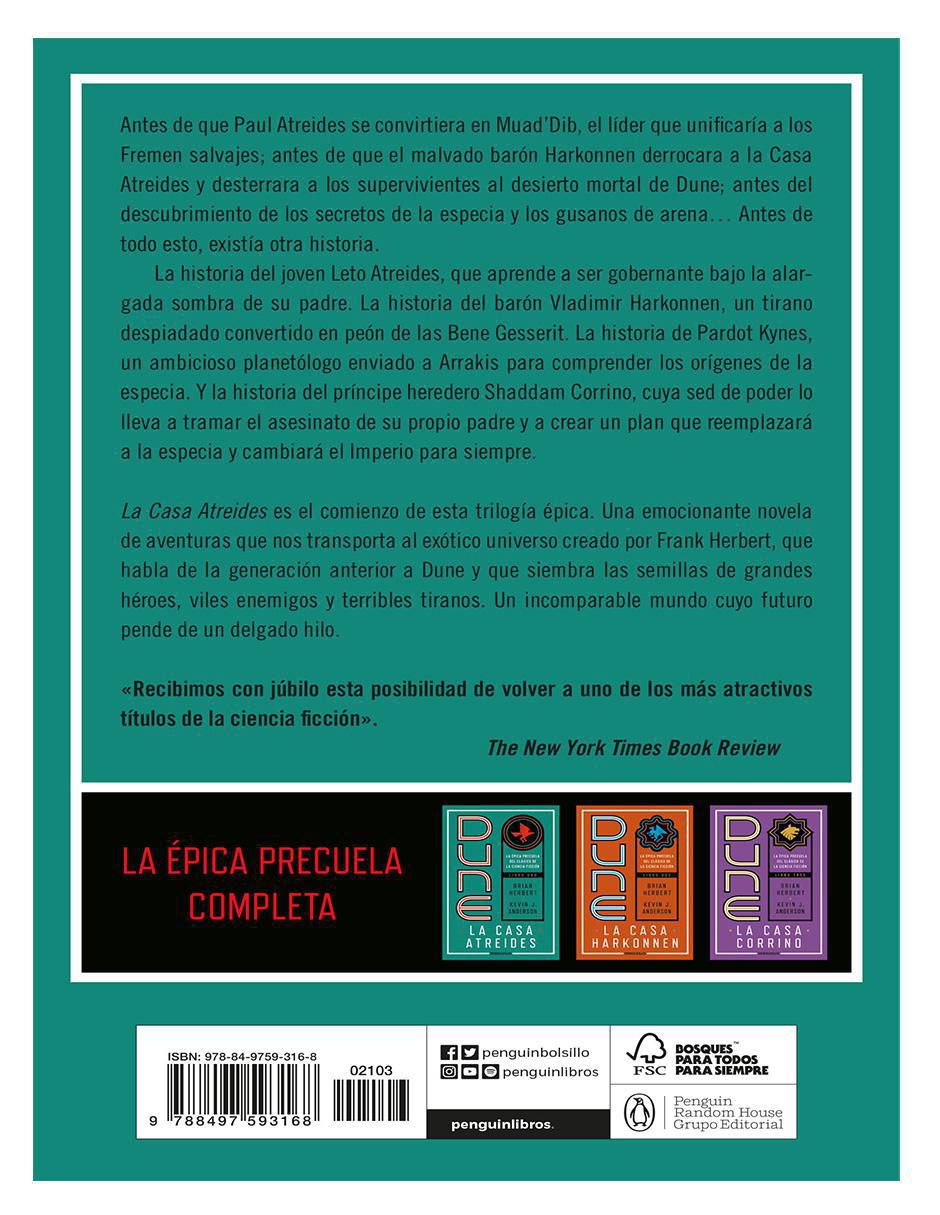 Libro Dune La casa de Atreides de Debolsillo 2