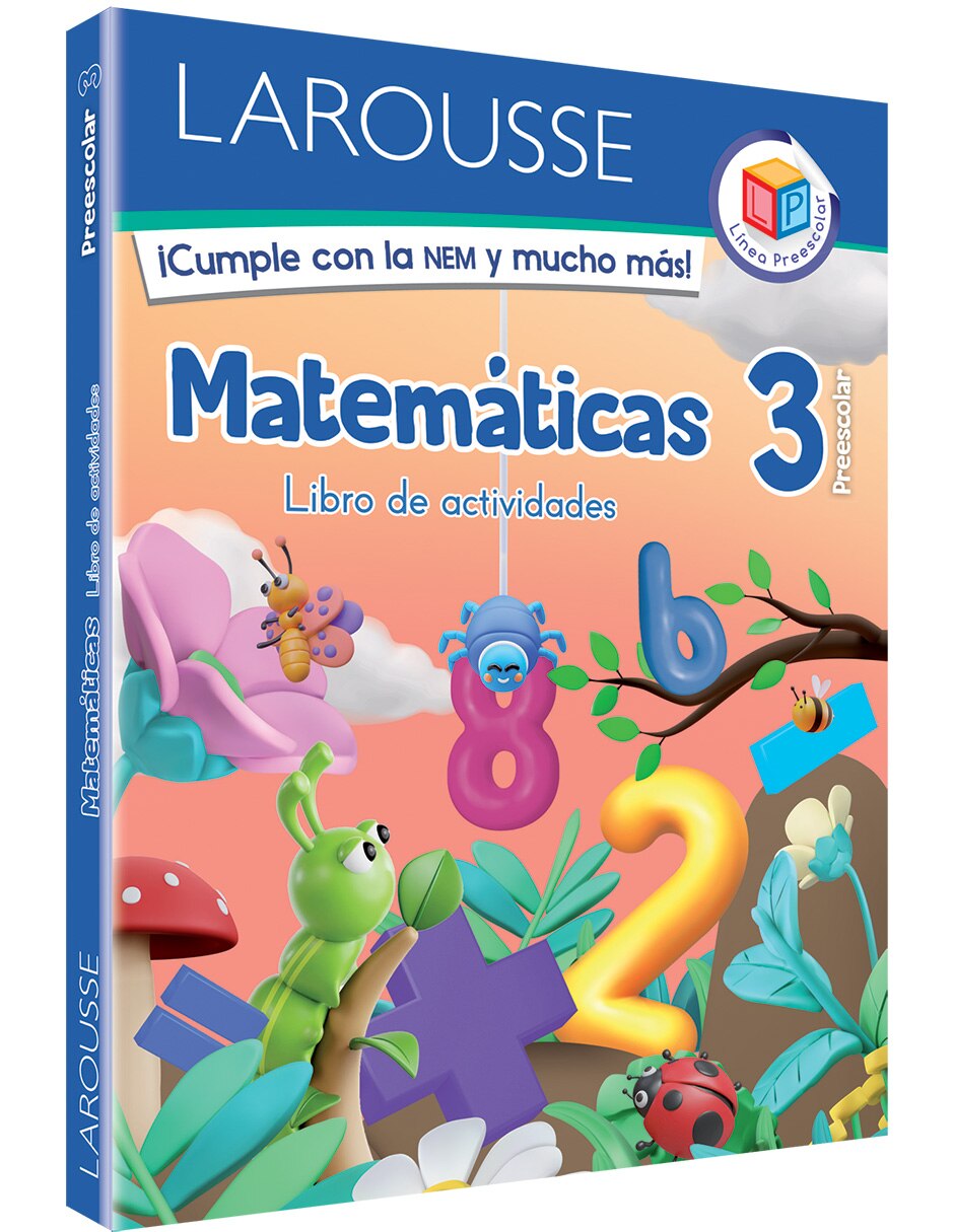 Libro Preescolar Matemáticas 3 de Ediciones Larousse 3