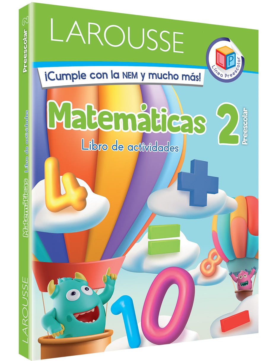 Libro Preescolar Matemáticas 2 de Ediciones