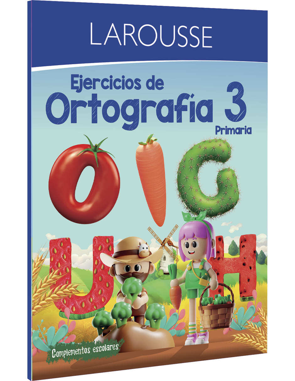 Libro Ejercicios de Ortografia 3 Primaria de Ediciones Larousse 2