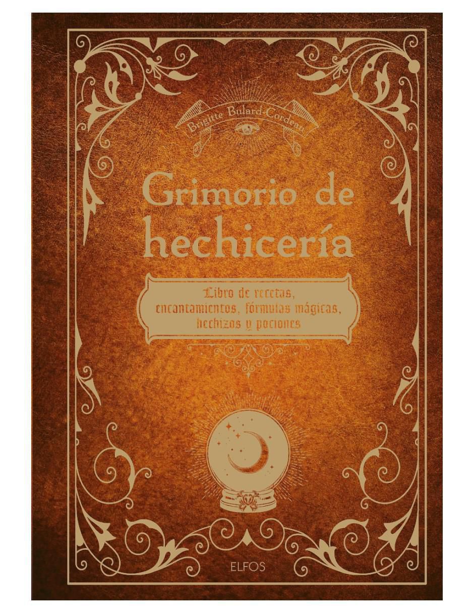 Libro Grimorio de hechicería de Elfos