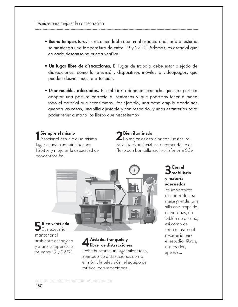 Libro Técnicas para mejorar la concentración de 4