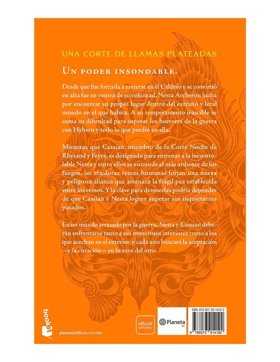 Libro Una Corte De Llamas Plateadas de Sarah J Maas 2