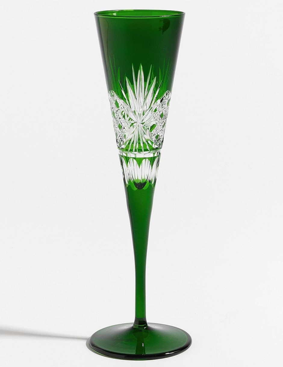 Copa para vino rosado Antique Cut de cristal 4 piezas