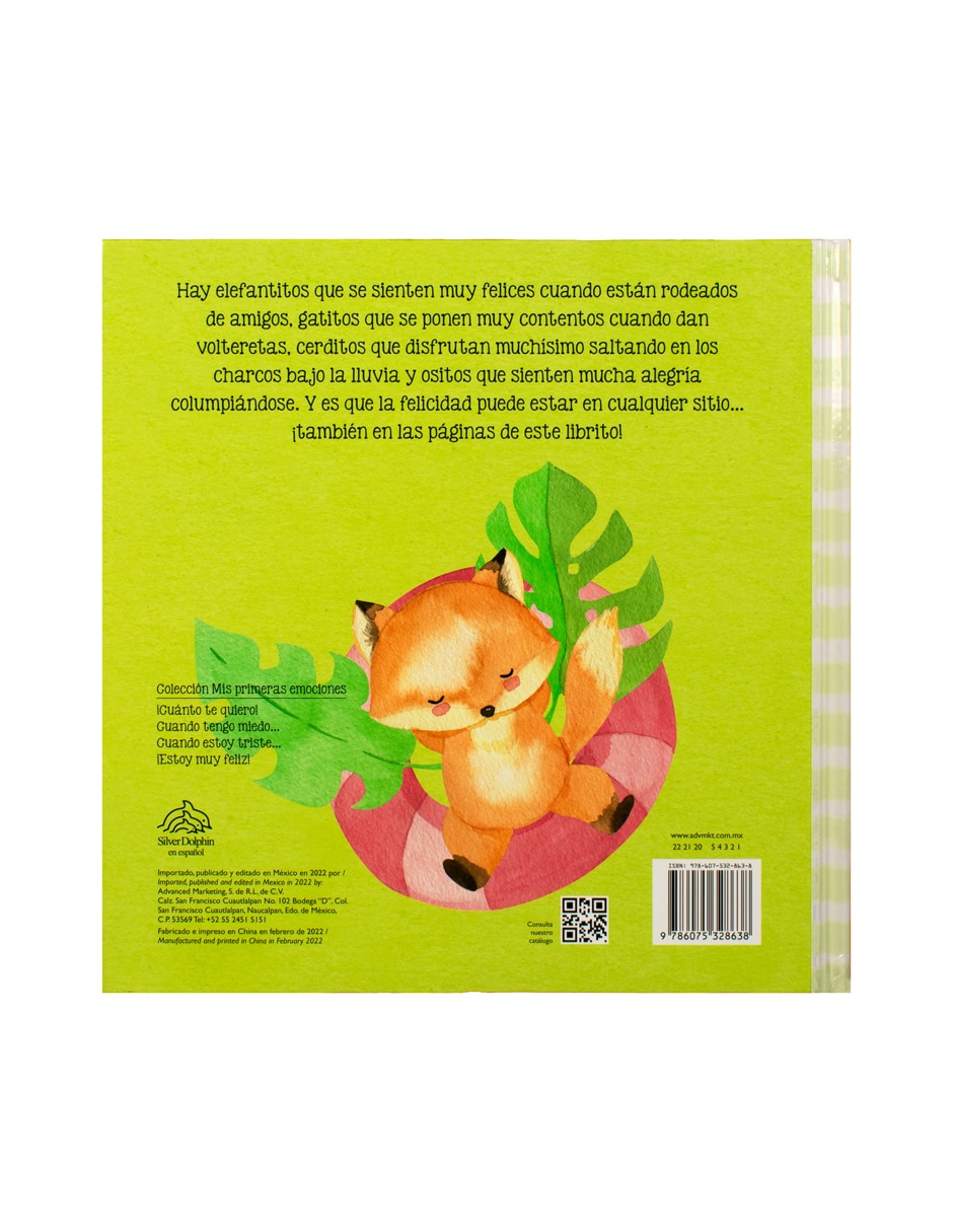 Libro Mis Primeras Emociones: ¡Estoy Muy Feliz! de Silver Dolphin