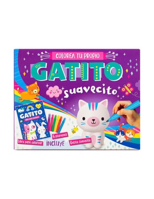 Libro Colorea tu propio Gatito Suavecito de Silver Dolphin Libro Colorea tu propio Gatito Suavecito de Silver Dolphin
