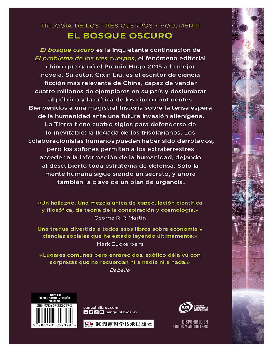 Libro El bosque oscuro de Cixin Liu