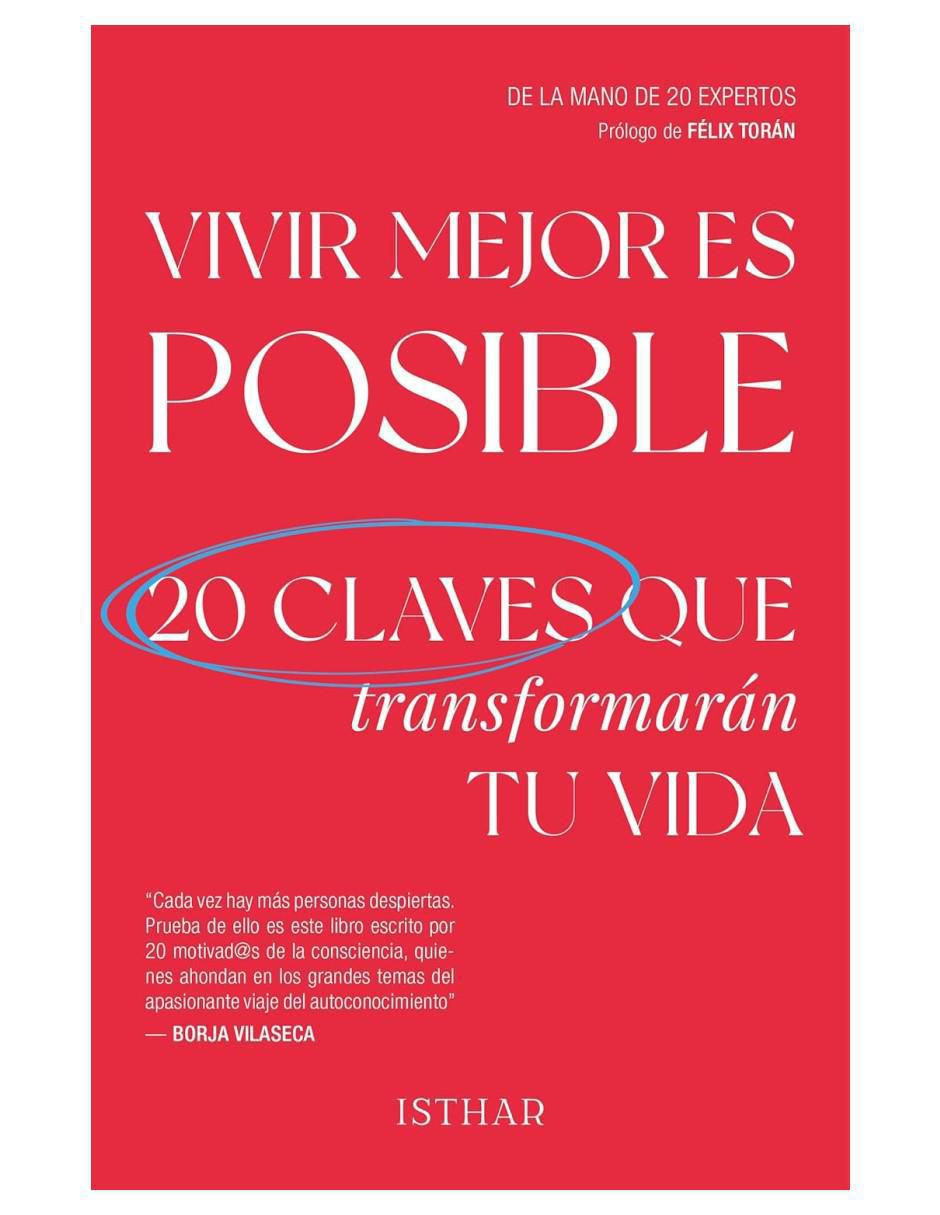 Libro Vivir Mejor Es Posible de Coautoría De 20 Autores