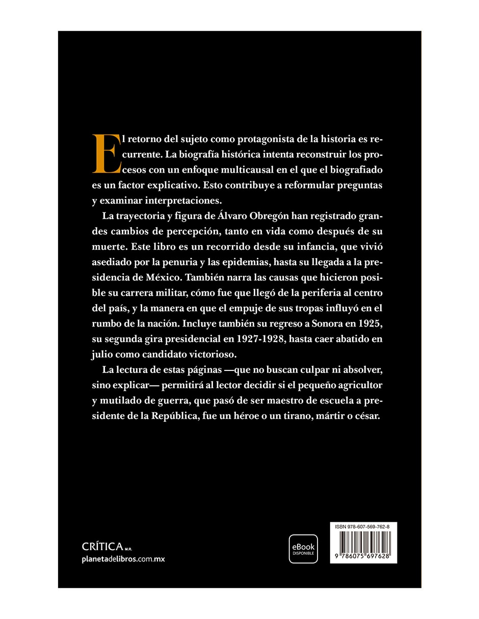 Libro Álvaro Obregón de Ignacio Almada Bay