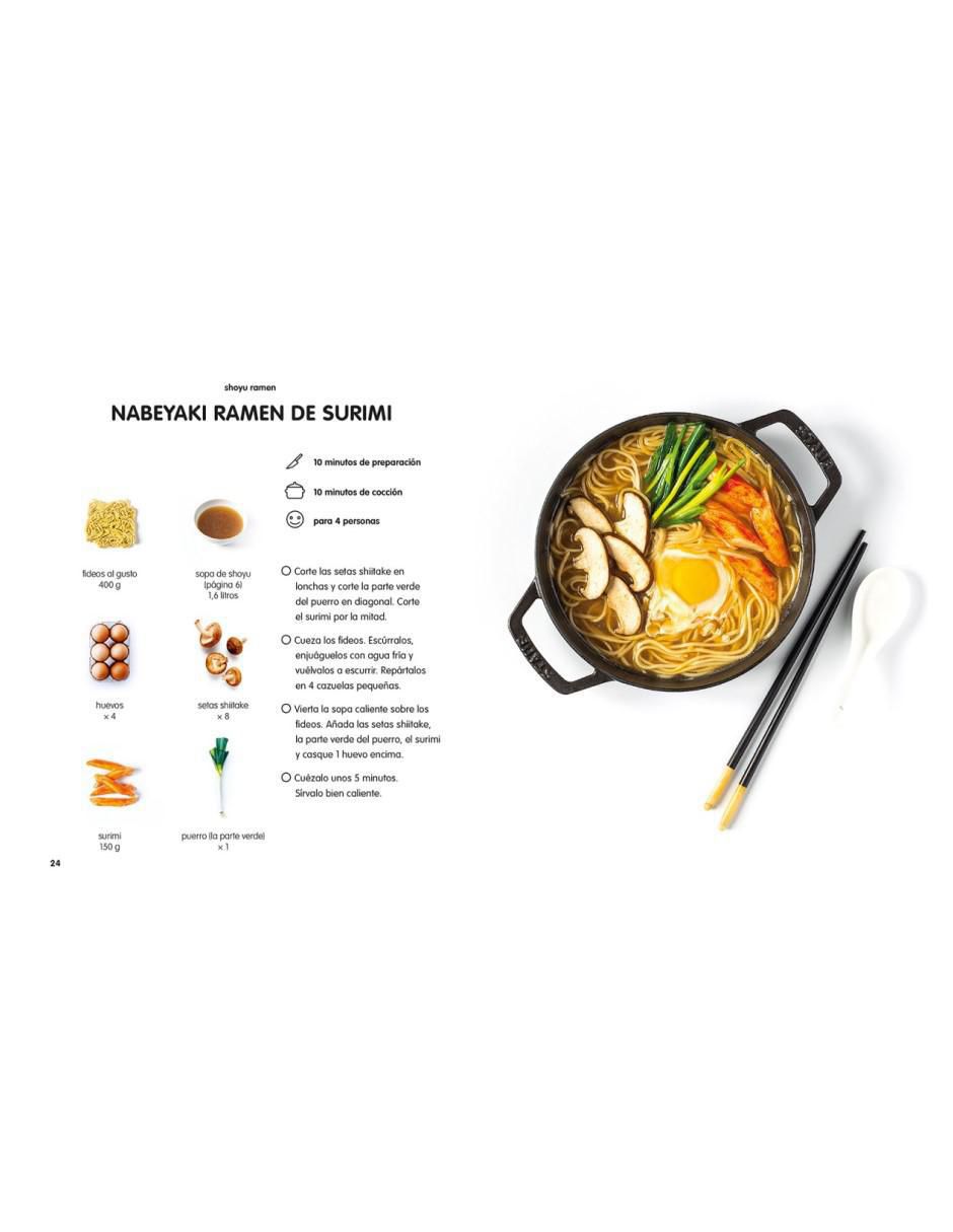 Libro 100 Recetas Ramen & Fideos de 3