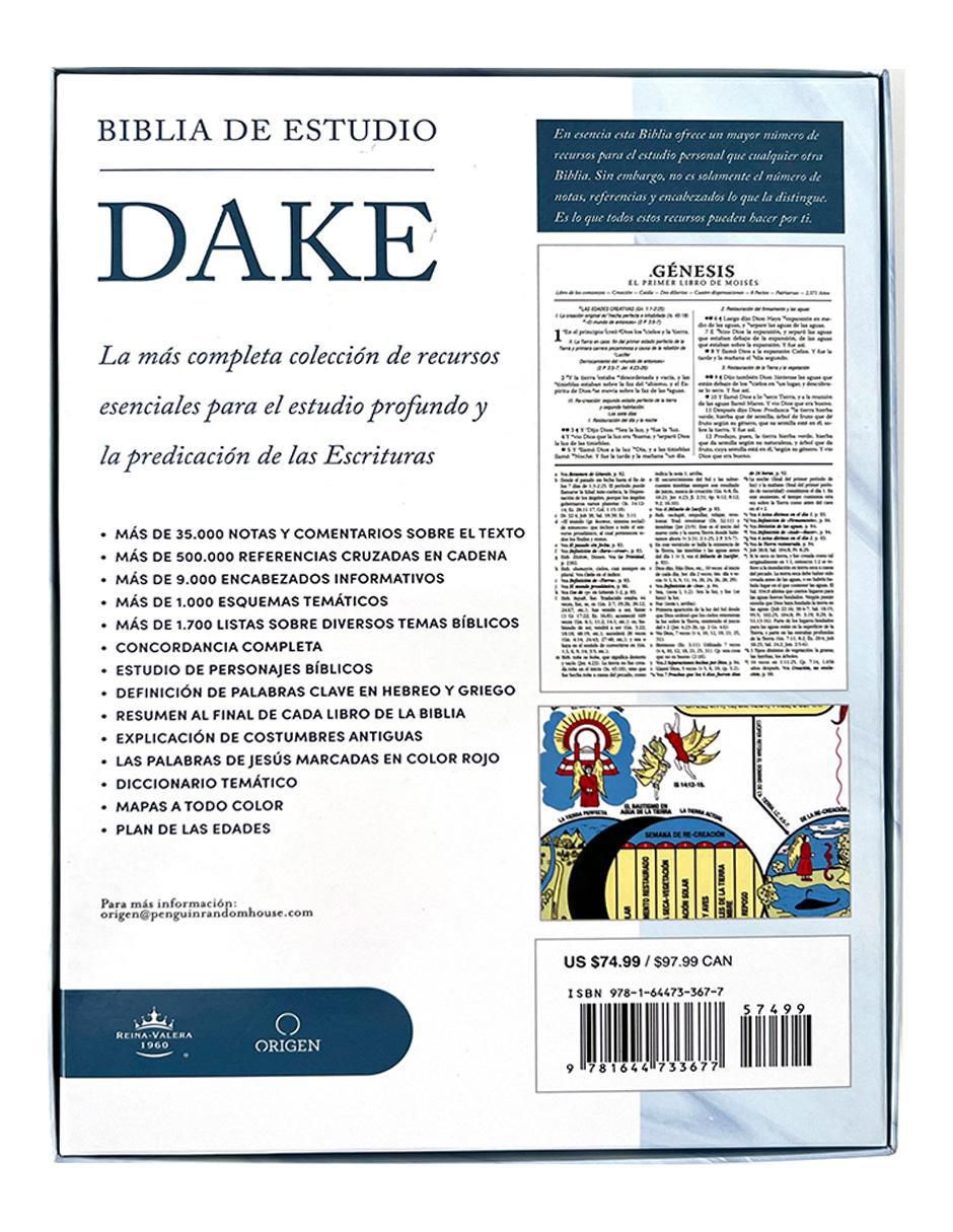 Libro RVR 1960 Biblia De Estudio Dake Piel Negra 4