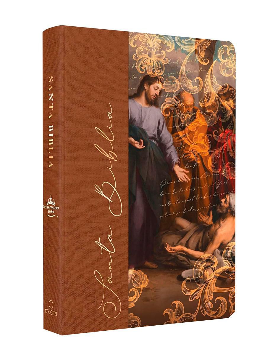 Libro Biblia RVR 1960 Letra Grande, Tamaño Manual, Tapa Dura De Tela Jesús Sana de Reina Valera Libro Biblia RVR 1960 Letra Grande, Tamaño Manual, Tapa Dura De Tela Jesús Sana de Reina Valera