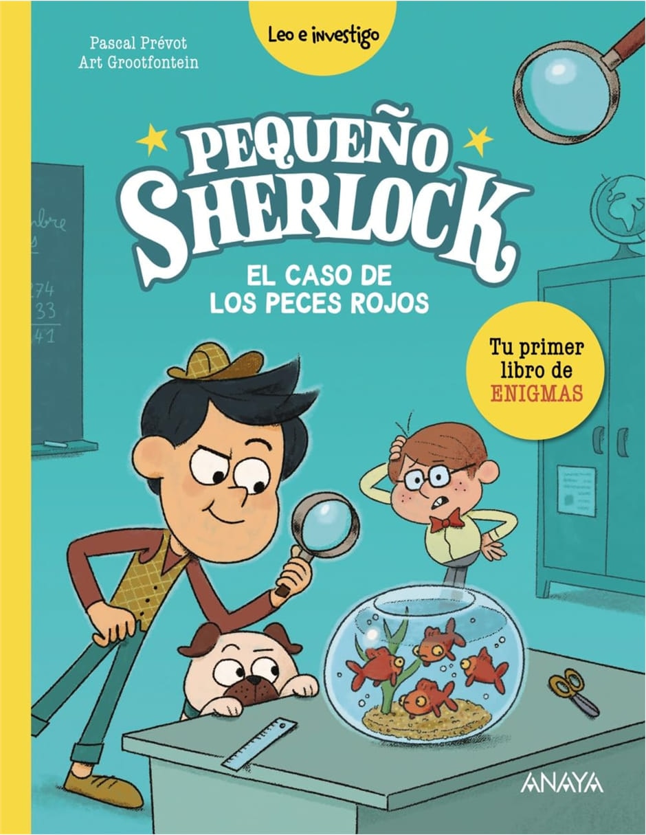 Imagen de producto Libro Pequeño Sherlock: El Caso De Los Peces Rojos de Pascal Prévot