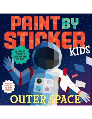 Libro Paint By Sticker Kids Outer Space de Workman Publishing