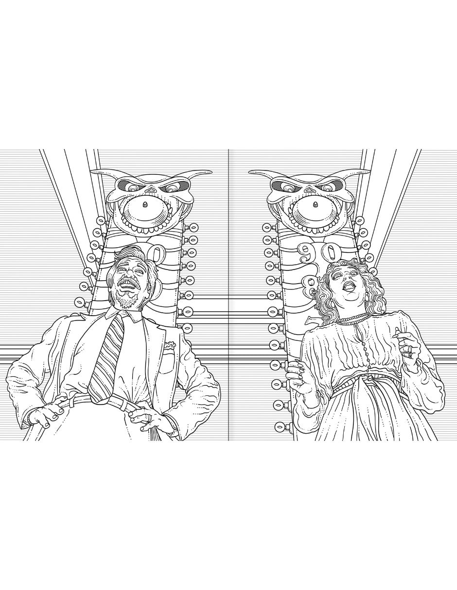Libro Beetlejuice Libro Oficial para Colorear de Alan Robert
